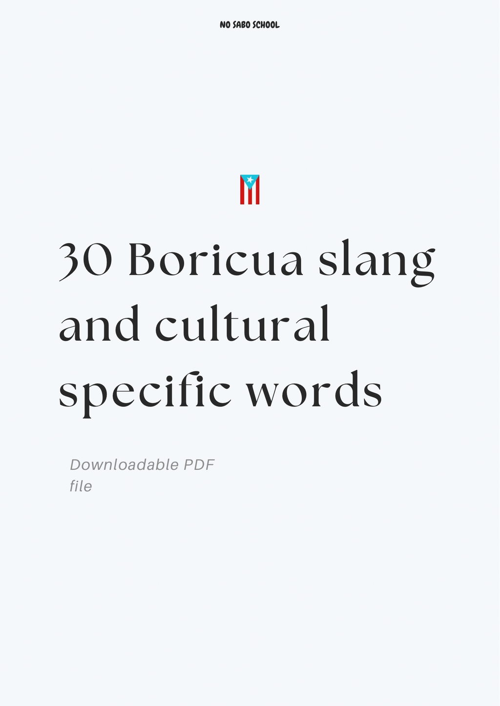 Boricua Slang PDF