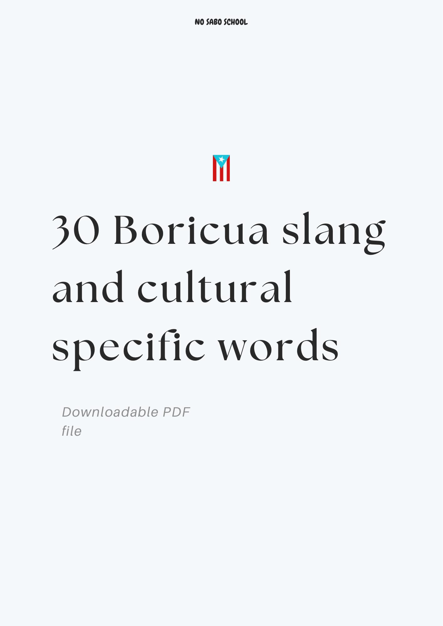 Boricua Slang PDF